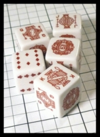 Dice : Dice - Poker Dice - Christian Brothers Logo Dice - Ebay Apr 2014